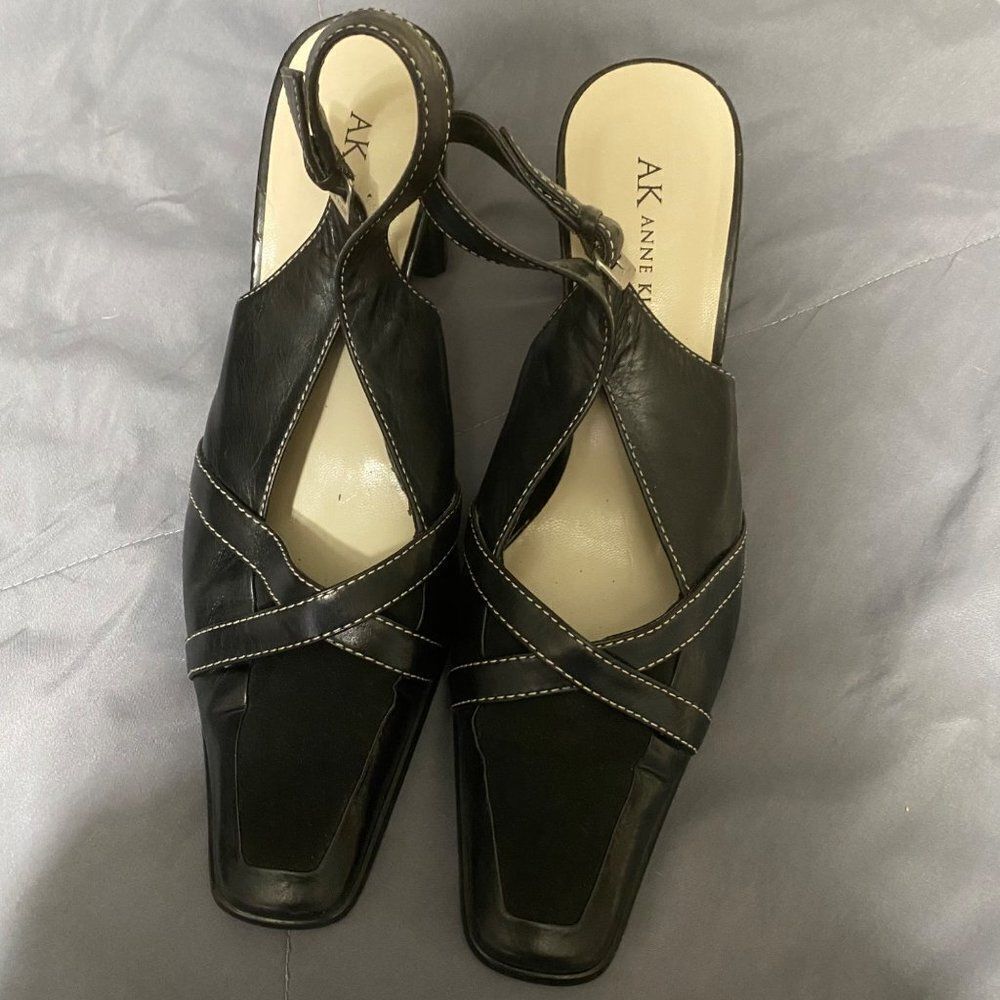 AK Anne Klein black heels